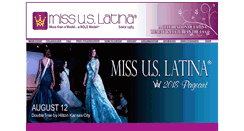 Desktop Screenshot of missuslatina.com